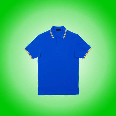 Male t-shirt isolated on the white の写真素材