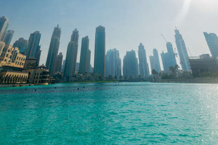 Dubai - JANUARY 9, 2015: Soul Al Bahar on January 9 in UAE, Dubai. Soul Al Bahar area is popular with touristsのeditorial素材