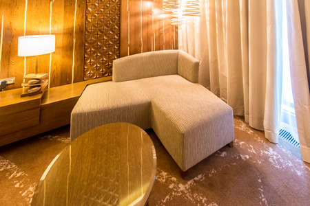 Room interior with modern furnitureの写真素材