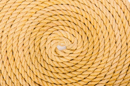 Close up of rope arranged as backgroundの写真素材
