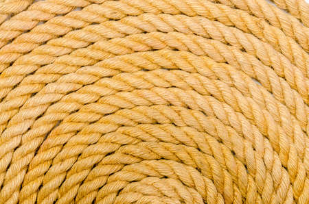 Close up of rope arranged as backgroundの写真素材
