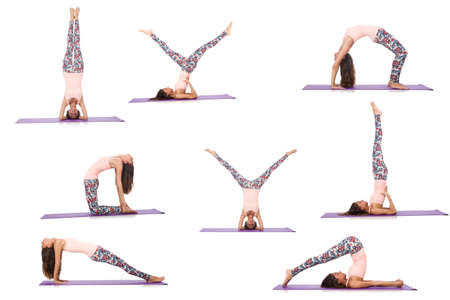 Concept of healthy lifestyle in set