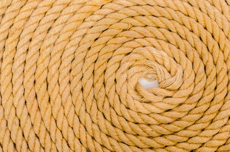 Close up of rope arranged as backgroundの写真素材