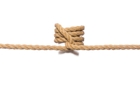 Rope isolated on the white background
