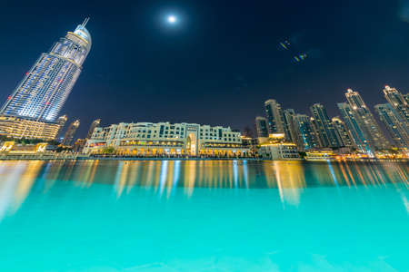Dubai - JANUARY 10, 2015: The Address Hotel on January 10 in UAE, Dubai. Address Hotel is popular 5-star hotel.のeditorial素材