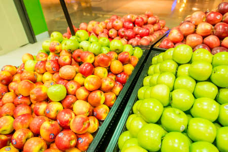 Dubai - JANUARY 7, 2014: Dubai Supermarket Waitrose on January 7 in Dubai, UAE. Dubai Supermarket Waitrose is the largest supermarket in Dubaiのeditorial素材