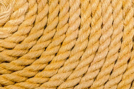Close up of rope arranged as background