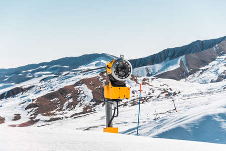 Winter mountains in Gusar region of Azerbaijanの写真素材