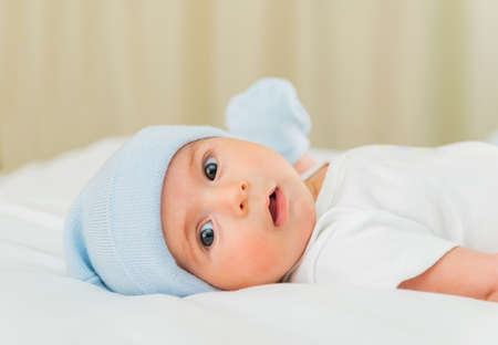 Small baby in childhood conceptの写真素材