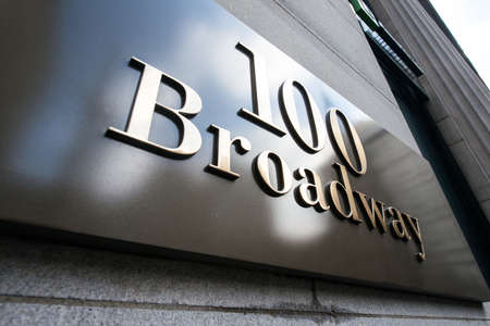 Broadway street sign in New York