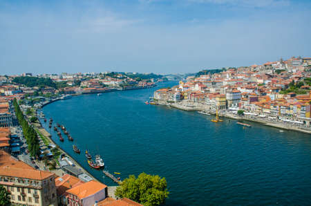 View of Porto city on summer day