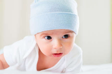 Small baby in childhood conceptの写真素材