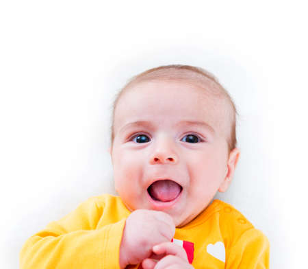 Small baby in childhood concept