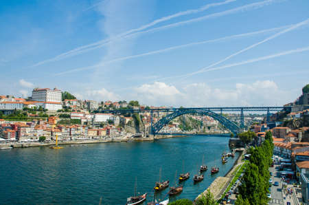Dom Luis bridge in Porto, Portugal