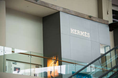 Singapore  - AUGUST 5, 2014: The Shoppes shopping mall on August 5 in Singapore , Singapore . Famous Brand shops at the Shoppes shopping mall in Marina Bay Sands hotelのeditorial素材