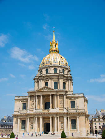 Paris - SEPTEMBER 15, 2012: Les Invalides House on September 15 in Paris, France. Les Invalides House is one of Paris attractionsのeditorial素材