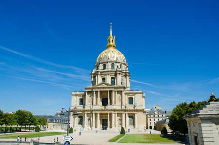 Paris - SEPTEMBER 15, 2012: Les Invalides House on September 15 in Paris, France. Les Invalides House is one of Paris attractionsのeditorial素材