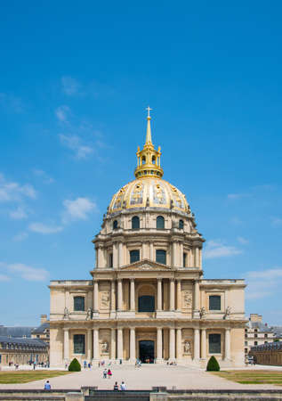 Paris - SEPTEMBER 15, 2012: Les Invalides House on September 15 in Paris, France. Les Invalides House is one of Paris attractionsのeditorial素材