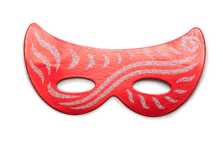 Carnival masks isolated on the white backgroundの写真素材