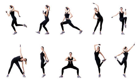 Concept of healthy lifestyle in setの写真素材