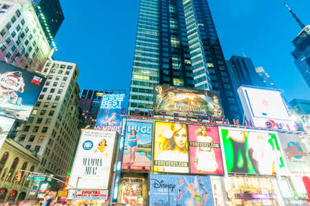 New York - SEPTEMBER 5, 2010: Times Square on September 5 in New York, USA. Times Square is a popular attraction in New Yorkのeditorial素材
