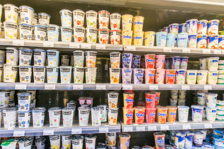 Dubai - JANUARY 7, 2014: Dubai Supermarket Waitrose on January 7 in Dubai, UAE. Dubai Supermarket Waitrose is the largest supermarket in Dubaiのeditorial素材