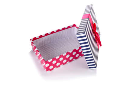 Giftboxes isolated on the white background