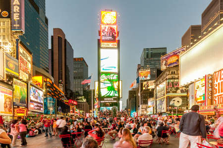New York - SEPTEMBER 5, 2010: Times Square on September 5 in New York, USA. Times Square is a...
