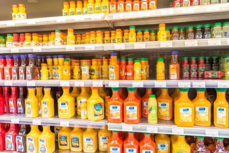 Dubai - JANUARY 7, 2014: Dubai Supermarket Waitrose on January 7 in Dubai, UAE. Dubai Supermarket Waitrose is the largest supermarket in Dubaiのeditorial素材