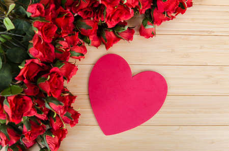 Holiday concept with flowers and copyspaceの写真素材