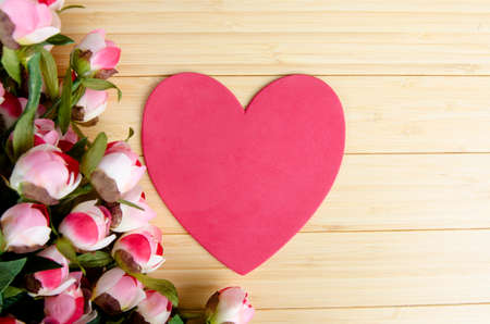 Holiday concept with flowers and copyspace