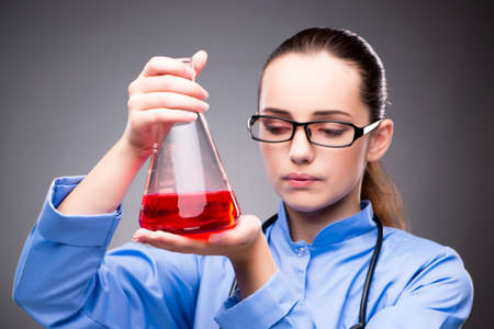 Young doctor in medical concept