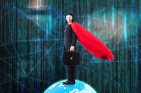Man with superpowers ruling the world