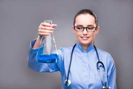 Young doctor in medical conceptの写真素材