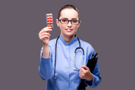 Young doctor in medical concept