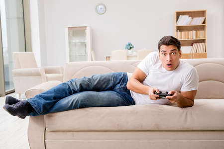 Man addicted to computer games