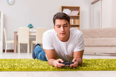 Man addicted to computer games