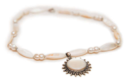 Elegant jewellery isolated on the white backgroundの写真素材