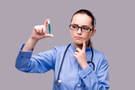 Young doctor in medical conceptの写真素材