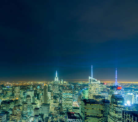 New York - DECEMBER 20, 2013: View of Lower Manhattan on Decembeのeditorial素材