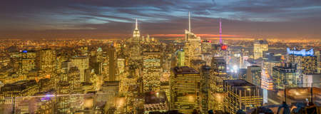 New York - DECEMBER 20, 2013: View of Lower Manhattan on Decembeのeditorial素材