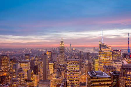 New York - DECEMBER 20, 2013: View of Lower Manhattan on December