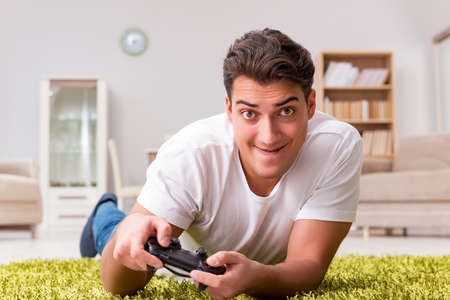 Man addicted to computer games