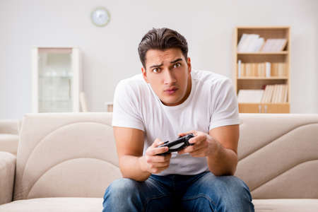 Man addicted to computer games