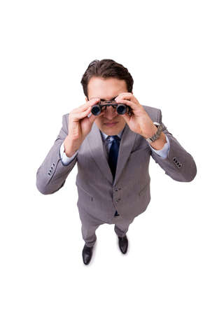 Young businessman isolated on the white backgroundの写真素材