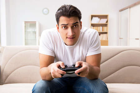 Man addicted to computer games