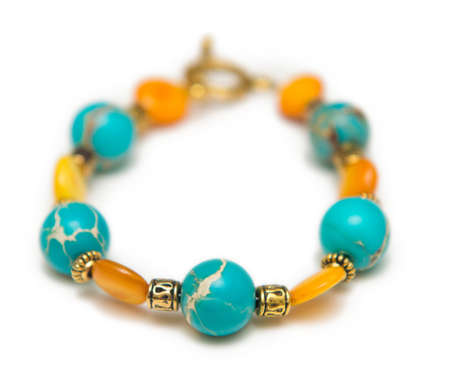 Elegant jewellery isolated on the whtie backgroundの写真素材