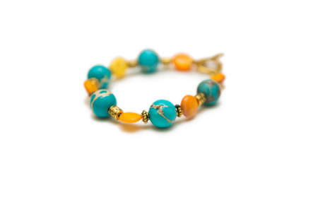 Elegant jewellery isolated on the whtie backgroundの写真素材