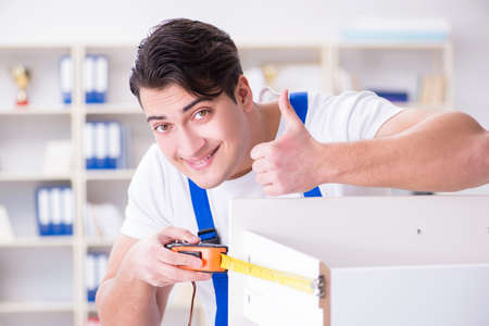 Furniture repair and assembly conceptの写真素材