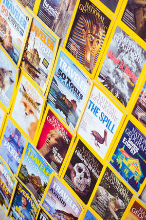 New York - MARCH 7, 2017: National Geographic on March 7 in Newのeditorial素材
